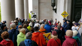 SSBPF at the rally to stand up to oil May 2017